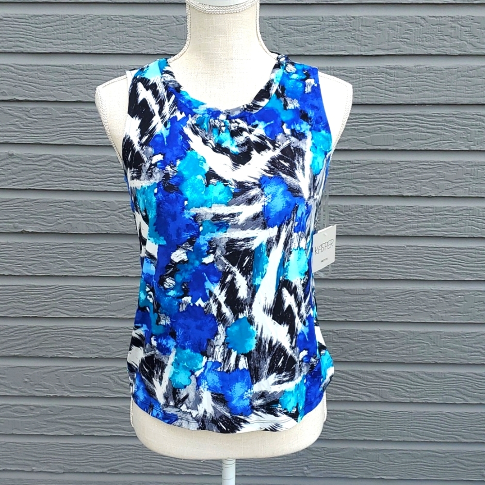 Kasper Printed Blouse